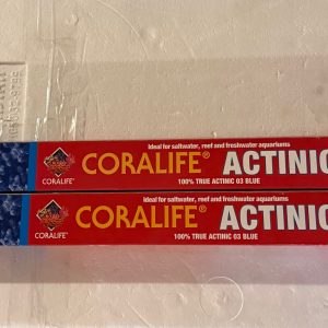 Coralife 24" 20W Actinic T12 Fluorescent Bulbs x 2 (NEW)